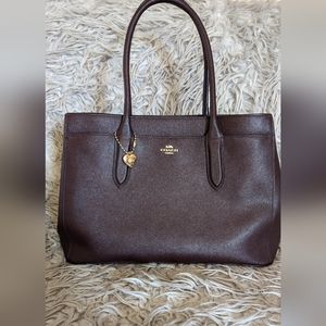 Coach Shoulder Bag - oxblood
